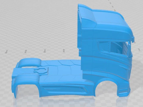 Scania R1000 2014 Printable Body Truck 3D Print Model