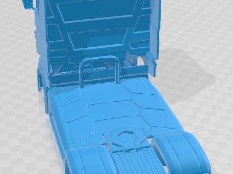 Scania R1000 2014 Printable Body Truck Model do druku 3D