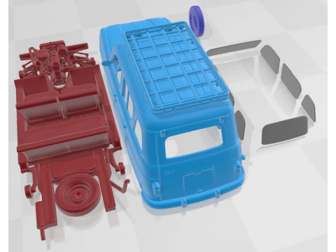 Renault 4 Trophy Printable Car 3D Print Model
