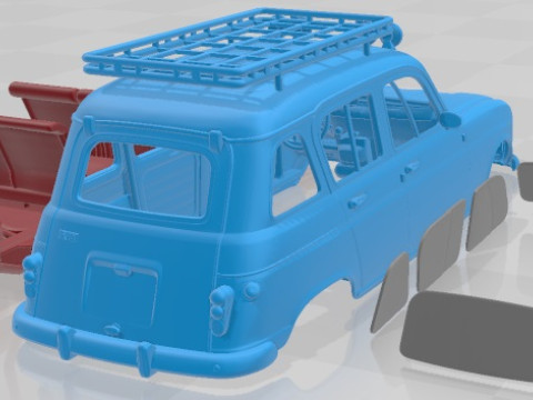 Renault 4 Trophy Printable Car Modelo de Impressão 3D