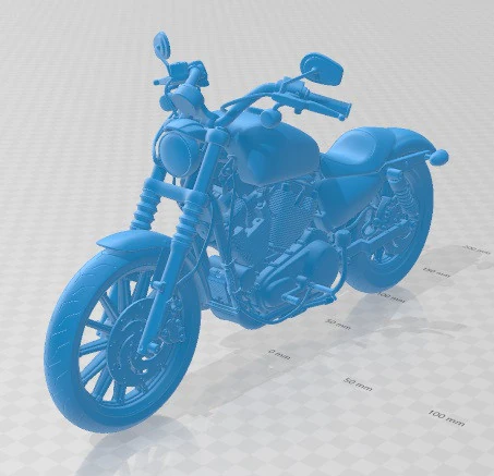 Harley Davidson Iron 883 2015 Printable Motorbike 3D Print Model .c4d .max .obj .3ds .fbx .stl .blend