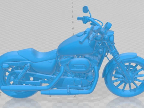 Harley Davidson Iron 883 2015 Printable Motorbike 3D Print Model