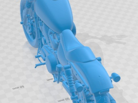 Harley Davidson Iron 883 2015 Printable Motorbike 3D printmodel