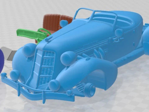 Auburn Speedster 851 1935 Printable Car 3D Print Model
