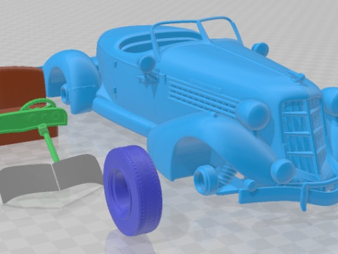 Auburn Speedster 851 1935 Printable Car 3D 打印模型