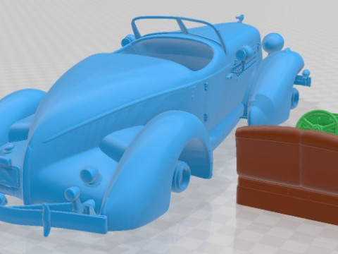 Auburn Speedster 851 1935 Printable Car 3D 打印模型