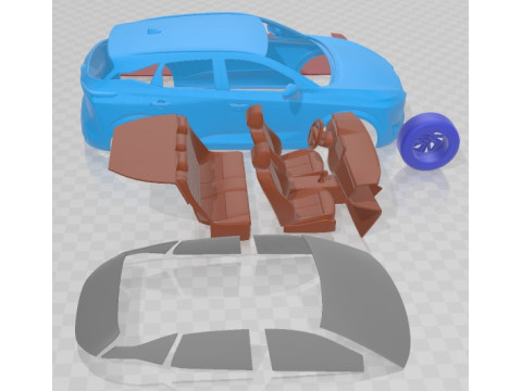 Nissan Qashqai 2022 Printable Car Model do druku 3D