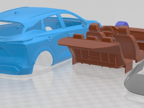 Nissan Qashqai 2022 Printable Car Model do druku 3D