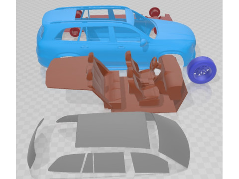 Mercedes Benz GLS 63 AMG 2021 Printable Car 3D 打印模型