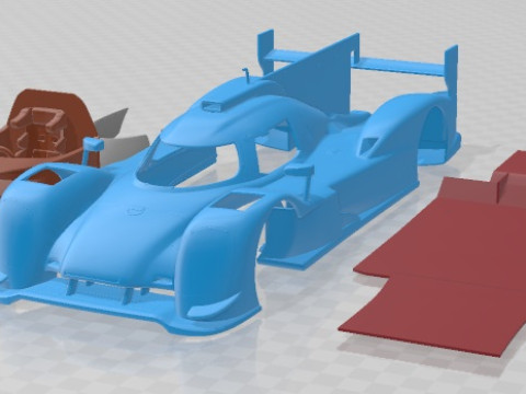 Porsche 919 Hybrid 2014 Printable Car 3D Print Model