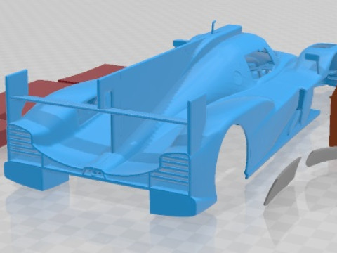 Porsche 919 Hybrid 2014 Printable Car Model do druku 3D