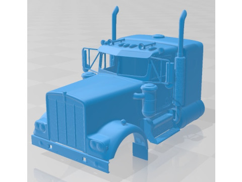 Kenworth W900 1974 Printable Body Truck 3D 프린트 모델