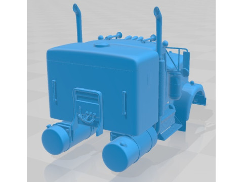 Kenworth W900 1974 Printable Body Truck Model do druku 3D