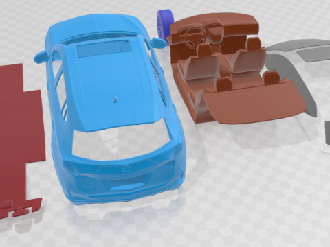 Acura CDX 2016 Printable Car 3D Принт Модель