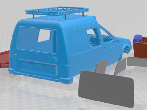 Citroen C15 1984 Off Road Printable Car 3D printmodel