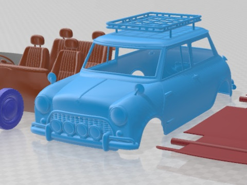 Mini S MK1 Off Road Printable Car 3D प्रिंट मॉडल