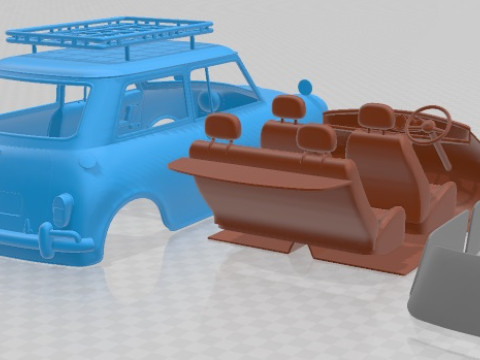 Mini S MK1 Off Road Printable Car 3D Принт Модель