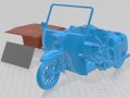 Simson Duo Motorcycle Printable 3D प्रिंट मॉडल
