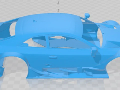 Audi RS5 DTM 2014 Printable Body Car 3D Print Model