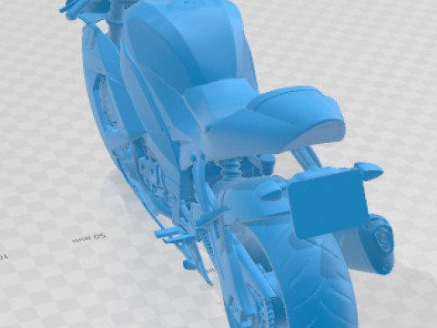 Kawasaki Ninja ZX 10R 2011 Printable Motorbike Modelo de impresión 3D