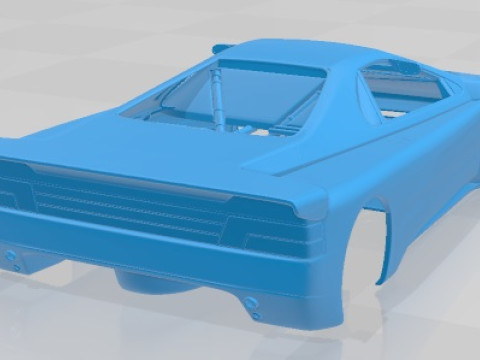 Peugeot Oxia 1988 Printable Body Car Modelo de impresión 3D