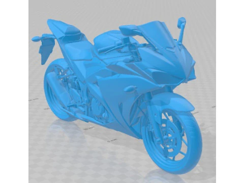 Moto Imprimible Yamaha YZF R3 2015 Modelo de impresión 3D