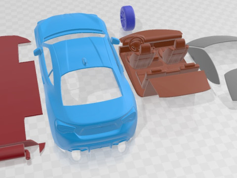 Toyota RC 86 2020 Printable Car Modello di stampa 3D