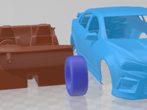 HSV GTS GEN F2 2015 Printable Car Modello di stampa 3D