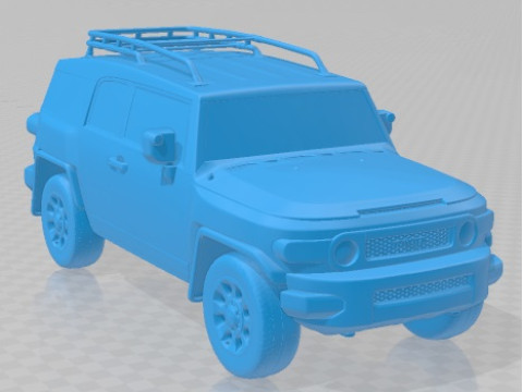 Toyota FJ Cruiser 2010 Printable Car 3D-Druckmodell
