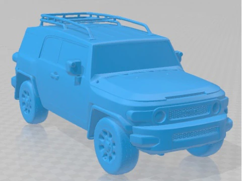 Toyota FJ Cruiser 2010 Printable Car 3D Print Model