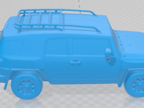 Toyota FJ Cruiser 2010 Printable Car 3D-Druckmodell