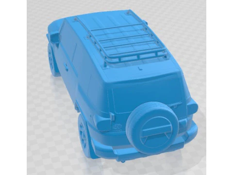 Toyota FJ Cruiser 2010 Printable Car 3D Print Model