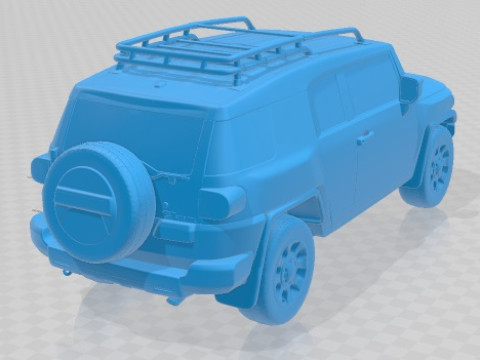 Toyota FJ Cruiser 2010 Printable Car 3D-Druckmodell