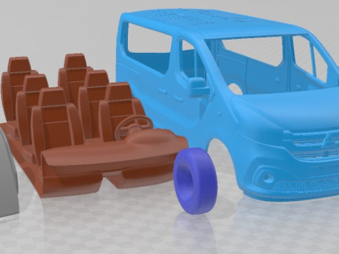 Mitsubishi Express Space Class 2020 Printable Van 3D-printmodel