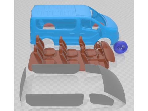 Mitsubishi Express Space Class 2020 Printable Van 3D-printmodel