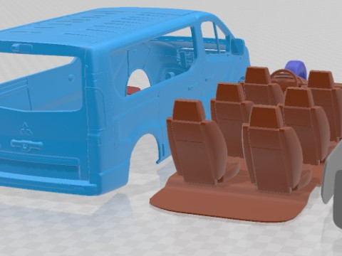 Mitsubishi Express Space Class 2020 Printable Van 3D-printmodel