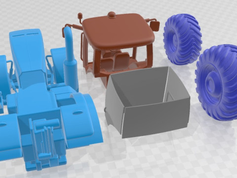 John Deere 8R Printable Tractor Modello di stampa 3D