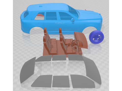 Black Badge Cullinan UK 2024 Printable Car 3D 打印模型
