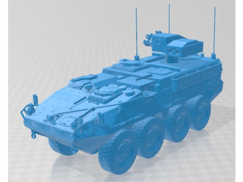 M1134 ATGM Stryker 2008 Printable 3D Print Model