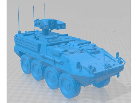 M1134 ATGM Stryker 2008 Printable 3D Print Model
