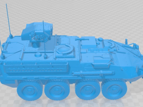 M1134 ATGM Stryker 2008 Printable 3D Baskı Modeli