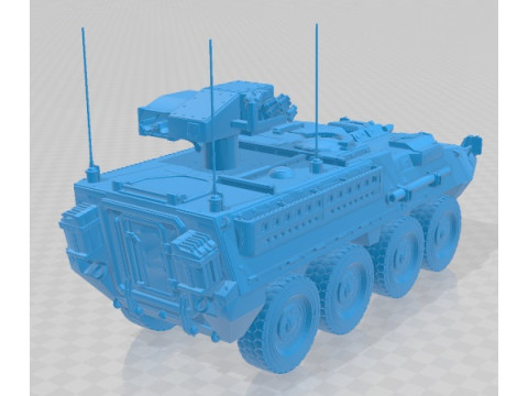 M1134 ATGM Stryker 2008 Printable 3D Baskı Modeli