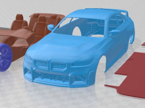 M2 M Performance 2023 Printable Car 3Dプリントモデル