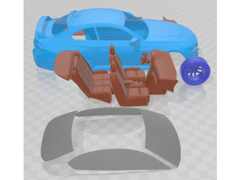 M2 M Performance 2023 Printable Car 3D Print Model