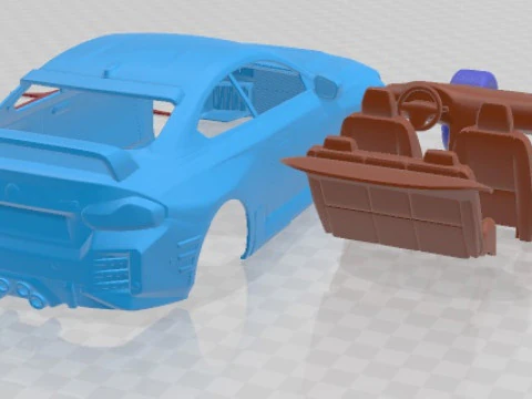 M2 M Performance 2023 Printable Car 3D Print Model