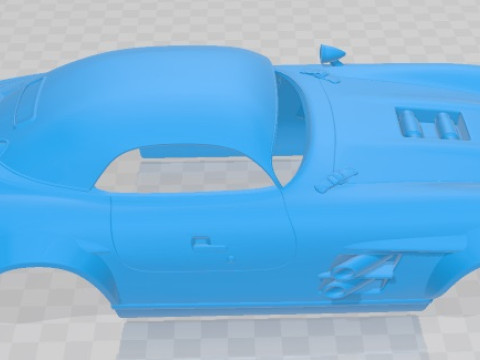 Mercedes Benz 300 SL Restomod Printable Body Car Modelo de impresión 3D
