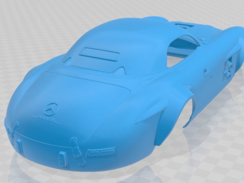 Mercedes Benz 300 SL Restomod Printable Body Car Modelo de impresión 3D