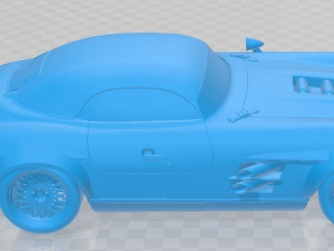 Mercedes Benz 300 SL Restomod Printable Car Modelo de impresión 3D