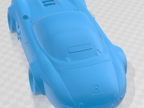 Mercedes Benz 300 SL Restomod Printable Car Modelo de impresión 3D
