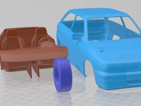 Opel Astra F GSi 1991 Printable Car 3D Print Model